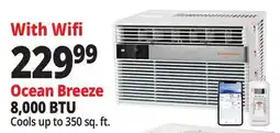 Ocean State Job Lot Ocean Breeze 8 000 BTU Window Air Conditioner offer