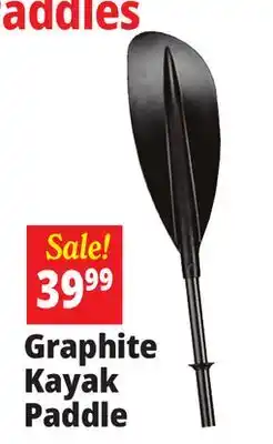 Ocean State Job Lot HydroPro Graphite Kayak Paddle 86 offer