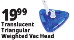 Ocean State Job Lot Translucent Triangular Weighted Vac Head offer