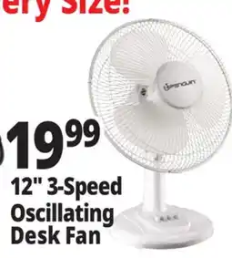 Ocean State Job Lot Penguin Oscillating Desk Fan offer