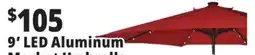 Ocean State Job Lot 9' Aluminum Market Umbrella offer