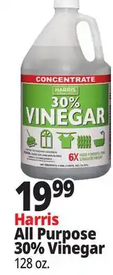 Ocean State Job Lot Harris All Purpose 30% Vinegar offer