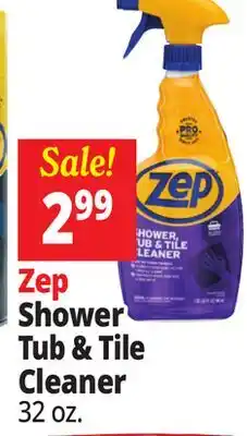 Ocean State Job Lot ZEP Shower Tub & Tile Cleaner offer