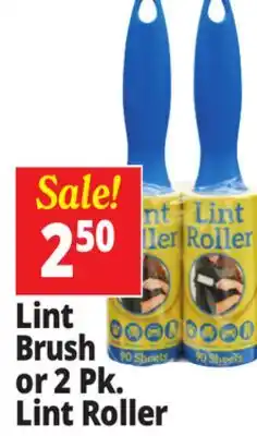 Ocean State Job Lot 90 Sheet Lint Roller 2 pk offer