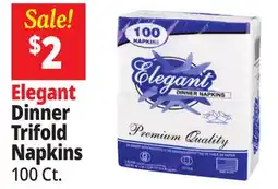 Ocean State Job Lot Paper Dinner Napkins 100-Count offer