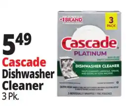 Ocean State Job Lot Cascade Platinum Dishwasher Cleaner offer