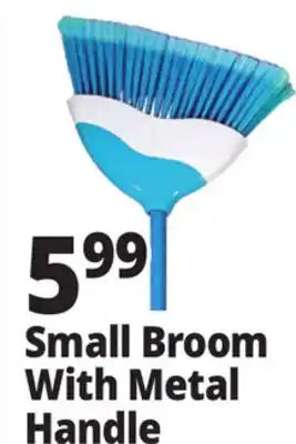 Ocean State Job Lot Small Broom with Metal Handle offer