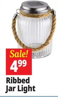 Ocean State Job Lot Solar Glass Jar LED Light 6 offer
