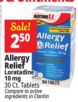 Ocean State Job Lot Allergy Relief Loratadine 10 mg offer