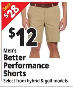 Ocean State Job Lot Men's Better Performance Shorts offer