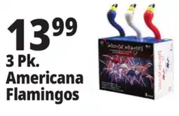 Ocean State Job Lot 3 Pk. Americana Flamingos offer