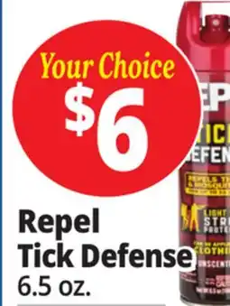 Ocean State Job Lot Repel Tick Defense Aerosol Spray 6.5 oz offer