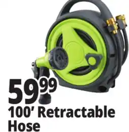 Ocean State Job Lot Deluxe Retractable Hose Reel with Mount 50' offer