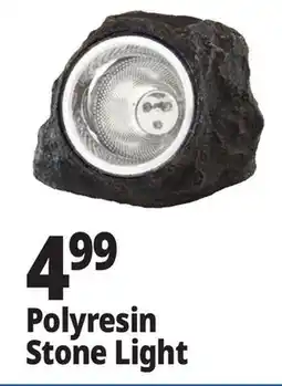 Ocean State Job Lot Outdoor Living Accents Resin Stone Solar Light offer