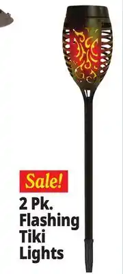 Ocean State Job Lot 2 Pk. Flashing Tiki Lights offer