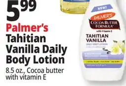 Ocean State Job Lot Tahitian Vanilla Daily Body Lotion offer