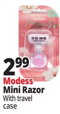 Ocean State Job Lot Modess Mini Razor offer
