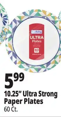 Ocean State Job Lot 10.25 Ultra Strong Paper Plates offer