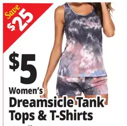 Ocean State Job Lot Women's Dreamsicle Tank Tops & T-Shirts offer