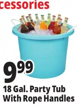Ocean State Job Lot Party Tub with Rope Handles offer