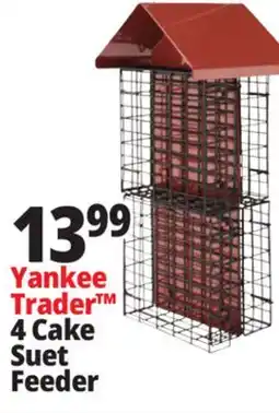 Ocean State Job Lot Yankee Trader 4 Cake Suet Feeder offer