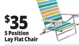 Ocean State Job Lot 5-Position Copa Lay Flat Aluminum Beach Chair offer