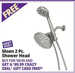 Ocean State Job Lot MOEN 2 Pc. Shower Head offer