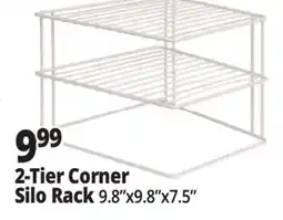 Ocean State Job Lot 2-Tier Corner Silo Rack offer