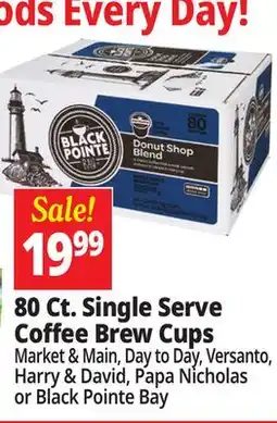 Ocean State Job Lot 80 Ct. Single Serve Coffee Brew Cups offer