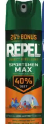 Ocean State Job Lot Repel Insect Sportsmen Max Insect Repellent 40% DEET 8.125 oz offer