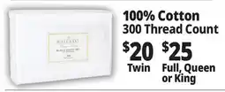 Ocean State Job Lot 100% Cotton 300 Thread Count offer