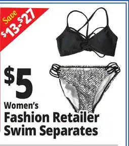 Ocean State Job Lot Women's Fashion Retailer Swim Separates offer