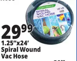 Ocean State Job Lot 1.25x24' Spiral Wound Vac Hose offer