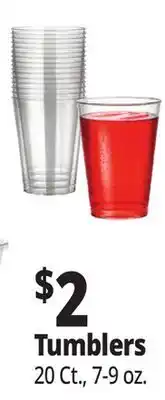 Ocean State Job Lot Tumblers offer