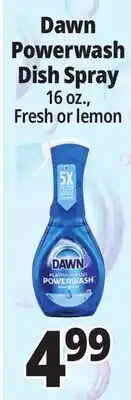 Ocean State Job Lot Dawn Powerwash Dish Spray offer