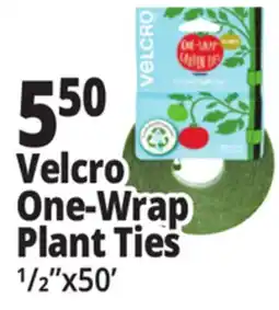 Ocean State Job Lot Velcro Brand One-Wrap Cut-to-Length Tape Garden Ties 50' offer