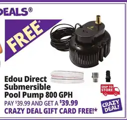 Ocean State Job Lot Edou Pool Cover Pump Blue offer