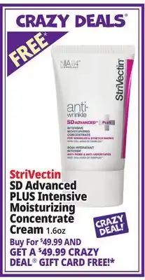 Ocean State Job Lot StriVectin SD Advanced Intensive Moisturizing Concentrate 1.6 oz offer