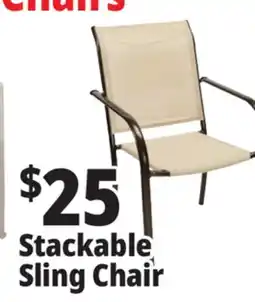 Ocean State Job Lot Stackable Patio Sling Chair offer