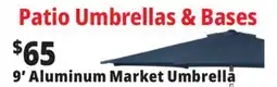 Ocean State Job Lot 9' Aluminum Market Umbrella with Tilt offer