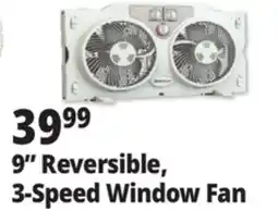 Ocean State Job Lot Penguin 9 Twin Window Fan offer