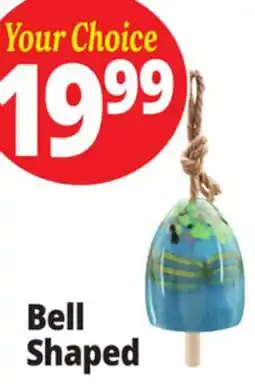 Ocean State Job Lot Wind Chimes Bell Shaped offer