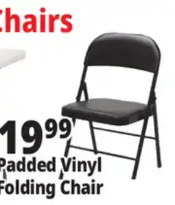 Ocean State Job Lot Padded Metal Folding Chair Black offer