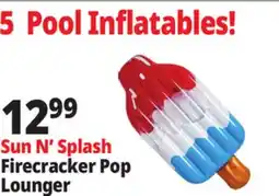 Ocean State Job Lot Sun N' Splash Firecracker Pop Lounger offer