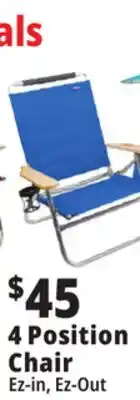 Ocean State Job Lot 4 Position Chair offer