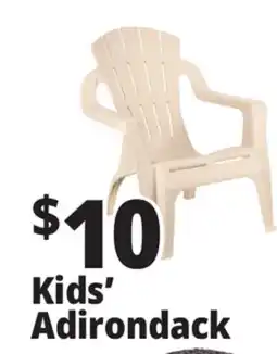Ocean State Job Lot Kids Adirondack Chair Sand offer