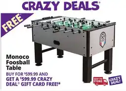 Ocean State Job Lot Monoco Foosball Table offer