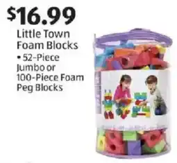 Aldi Little Town Foam Blocks offer