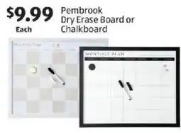 Aldi Pembrook Dry Erase Board or Chalkboard offer