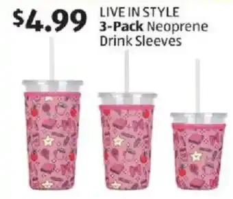 Live in style neoprene drink sleeves